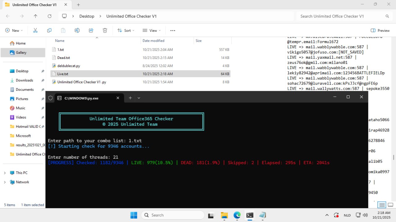 Unlimited SMTP Checker